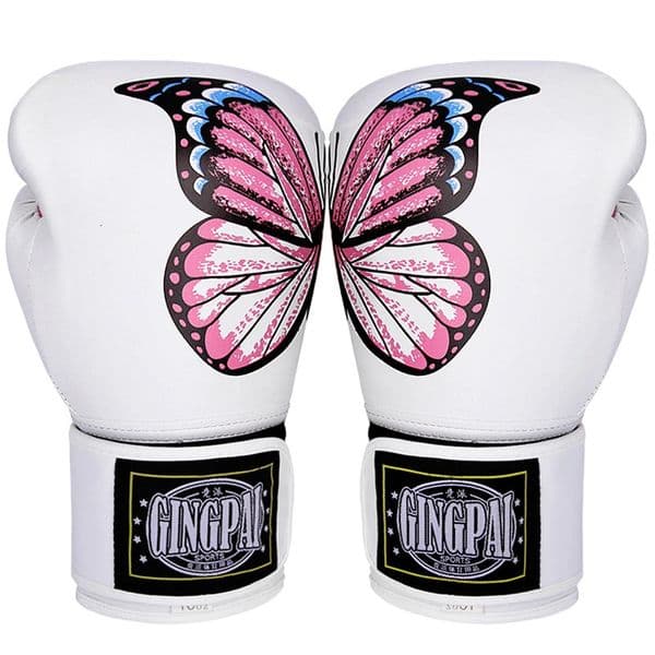 Pink Boxing Gloves for Kids Kickboxing Training Glove Pro Training Sparring Muay Thai MMA Heavy Bag Women Girl 6-12oz 241116