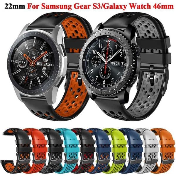 Hot Sale Mm Wah strap 45mm 46mm silicone strap bracelet for Galaxy Wah 3 suitable for Gear S3 Frontier Wahband T241115