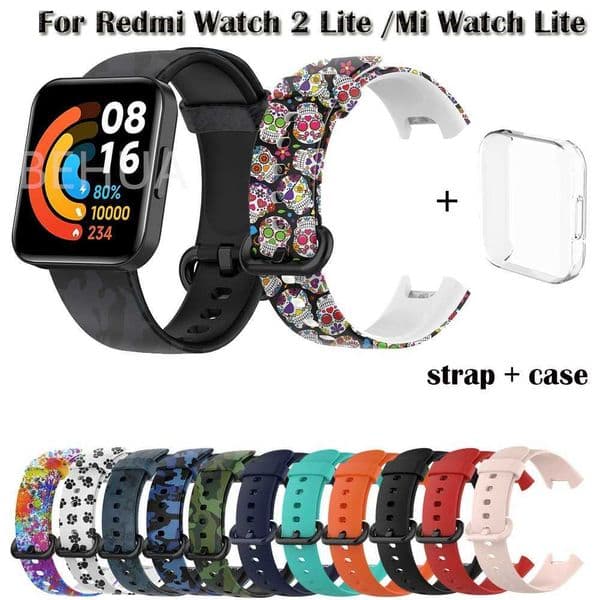 Silicone strap for Mi Wah Lite/Bracelet replacement and case for Mi Wah 2 Lite M241115
