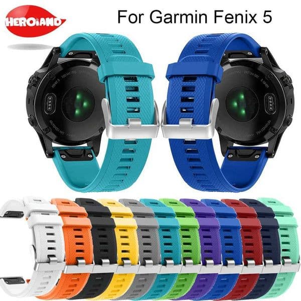 Hot Sale 12 soft silicone replacement wristband with Hua strap bracelet suitable for Fenix 5 gin suitable for smart Hua mm wristband T241115