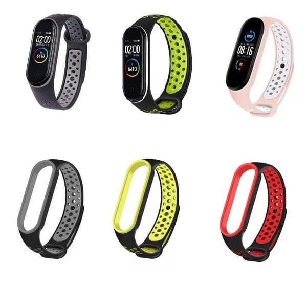 Hot Sale Mi Band 5 6 with silicone wristband sports smart Wah Band replacement bracelet T241115