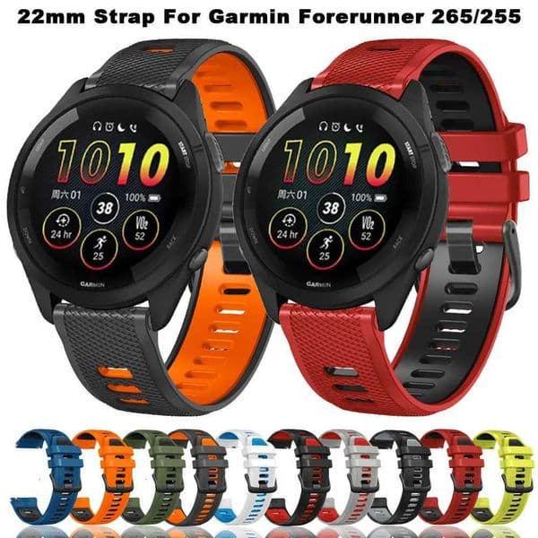 Hot Sale Silicone Smartwah strap for Gin Forerunner 265 used for Forerunner 255 music event 4 Venu 2 bracelet T241115