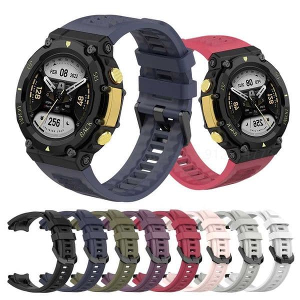 Hot Sale Huamei Amazfit T 2 T 2 replacement wristband Correa bracelet for Amazfit T-2 silicone strap accessories T241115