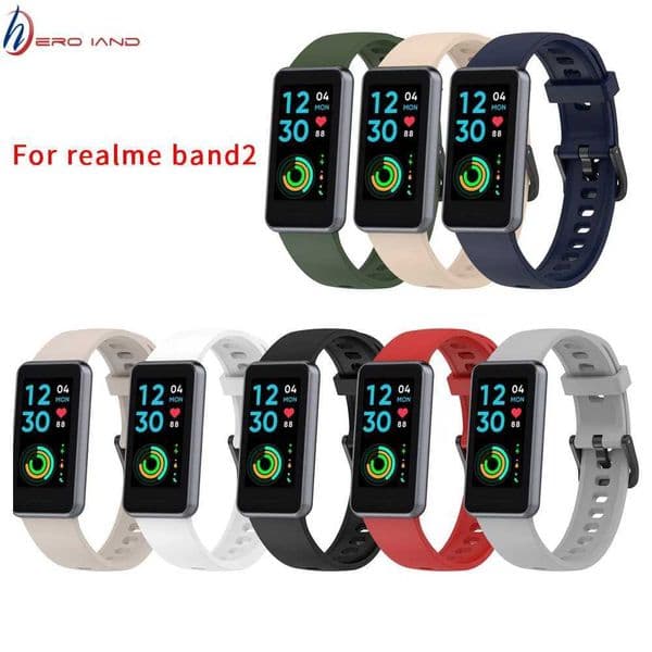 Silicone WahBand For Realme Band 2 smart bracelet official WahBand replaces Realme Band 2 wristband M241115