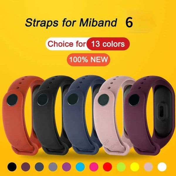 Mi Band 6 wristband replacement bracelet MiBand 6 silicone wristband color TPU waterproof Wahband M241115