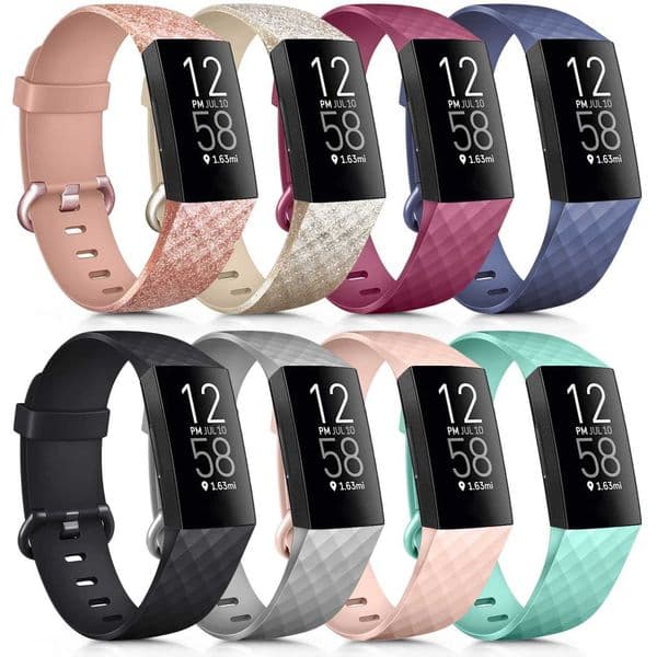Hot Sale Silicone strap charging 4 charging 3 SE bracelet replacement wristband charging 4 Smartwah accessories T241115
