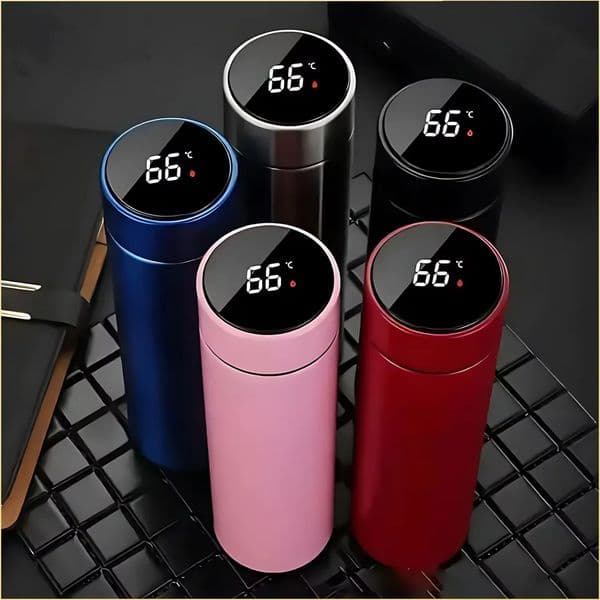 500Ml Thermos Bottle Smart Cup Digital With Temperature Display 304 Stainless Steel Vacuum Insulated Intelligent Coffee Cup 241116