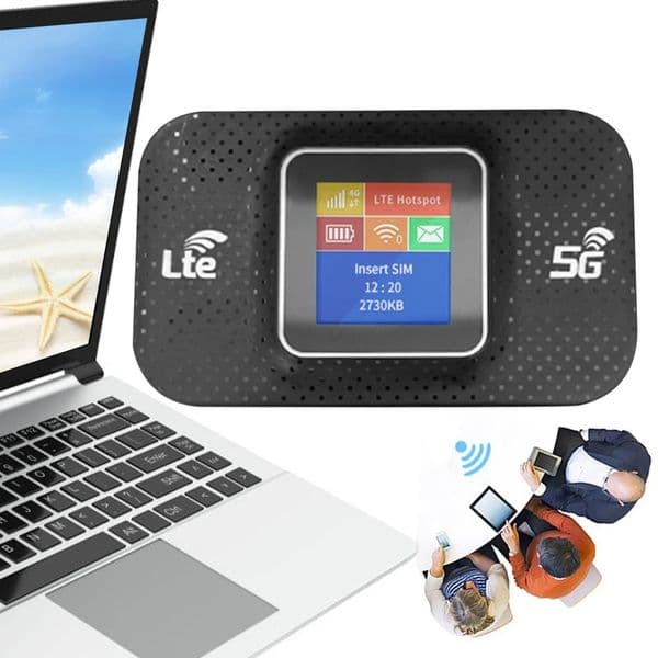 4G LTE router wireless WiFi portable modem mini outdoor spot pocket Mifi 150mbps Sim card slot repeater 3650mAh WiFi spot 241115