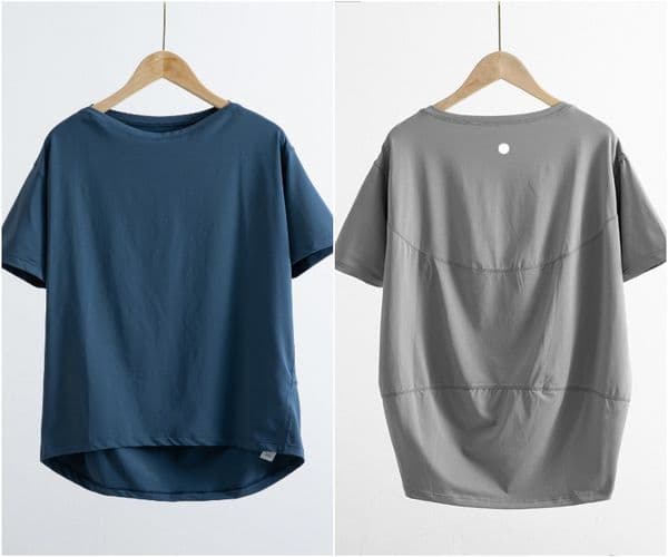 201 Women Yoga Outfits Summer Shirts Girls Running Sport Short Sleeve T-shirts Ladies Casual Adult Sportswear Loose Exercise Fitness Wear Cotta