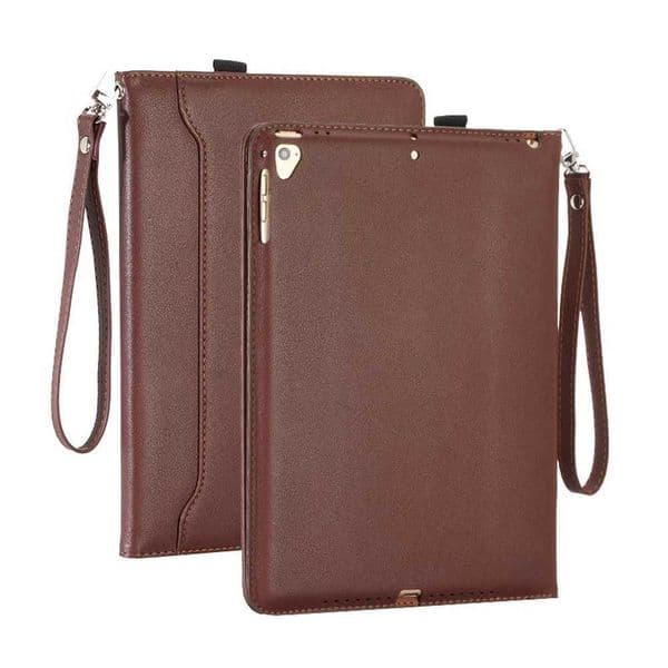 Hot Sale PU leather shell suitable for iPad 5 6 7 8 9 and 10 generation bracket covers suitable for iPad Pro 11 inch Air 1 2 3 4 and 5 with card slot shell T241115