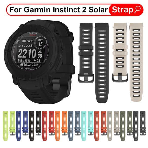 Wah Band Gin Instinct Crossover Solar orts Tide Silicone Wahband Bracelet Instinct 2 Solar Tactical Belt M241115