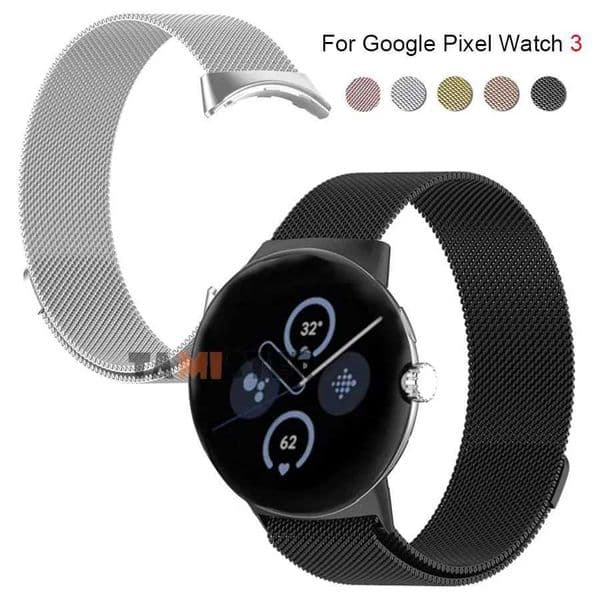 Hot Sale Pixel Wah 3 41 45mm with stainless steel wristband Pixel 2 3 Smart Wahband and Correa T241115