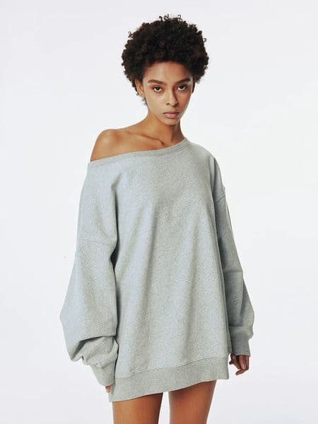 2024 Autumn Women Sweatshirt Harajuku Retro Tops Y2k Pullover Loose Off Shoulder Hoodies Fashion Streetwear 241115