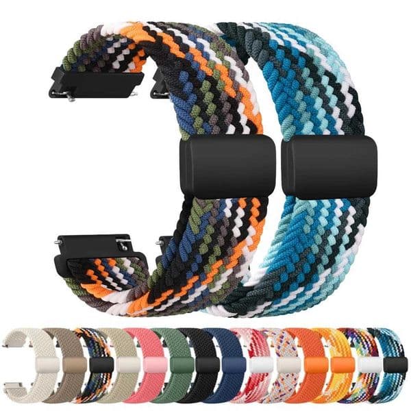 47mm braided magnetic strap for Amazfit GTR 4 3 2 2e 3 pro/GTR with bracelet for Amazfit BIP 5/Pace/Stratos 2S 3 Wahband M241115