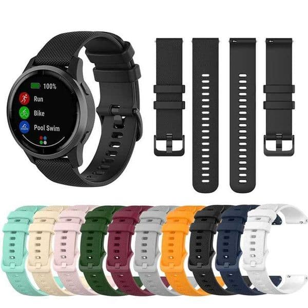 Hot Sale Wahband For Gin Active 4S Active 3/4 Silicone Replacement Belt for Gin Forerunner 245 Venu 2/Vens/Ven Plus T241115