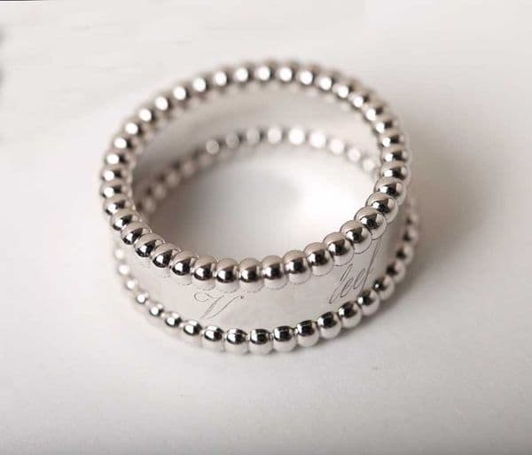 V gold Luxury quality charm wide punk band ring with desinger jewelry word style have stmap box PS3423B