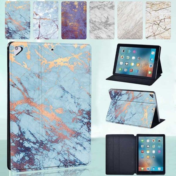 Hot Sale Marble case for iPad Air 5 20/Air 4th 10.9-inch Pu leather suitable for iPad Air 1 Air 2 9.7-inch upright tablet clip Fl cover T241115