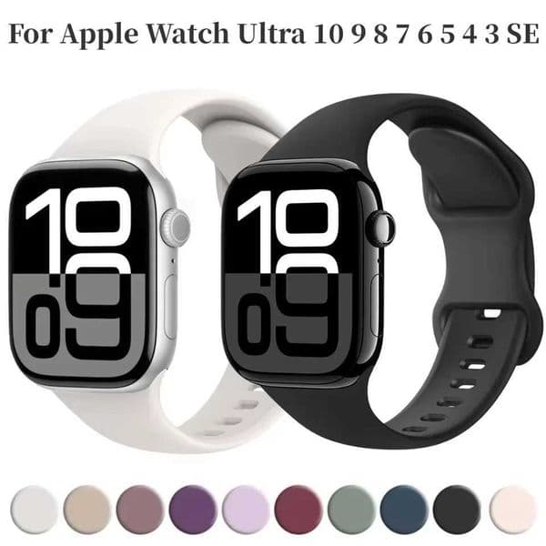 Wah 10 46mm 42mm 9 8 7 45mm 41mm tra 49mm soft replacement wristband suitable for iWah 6 5 4 3 SE 44mm 40mm M241115
