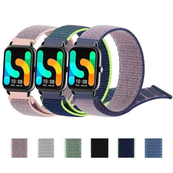 Hot Sale Nylon 20mm strap for Haylou RS4 Plus/LS02/RS4 LS12 bracelet for Mibro Lite/Mibro color air strap/Relme Wah T1 T241115