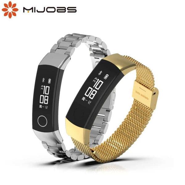 For Honor Band 3 4 5 Strap Smart Wristband Bracelet Metal Milanese For Honor Band 5 Strap Wrist Smart Wah Honor Band 4 M241115