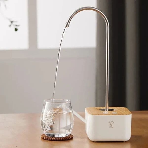 Intelligent Water Dispenser USB Electric Water Bottle Pump 2 Gear Quantitative Bucket Bottle Dispenser Wireless Pump 2000mAh 240417