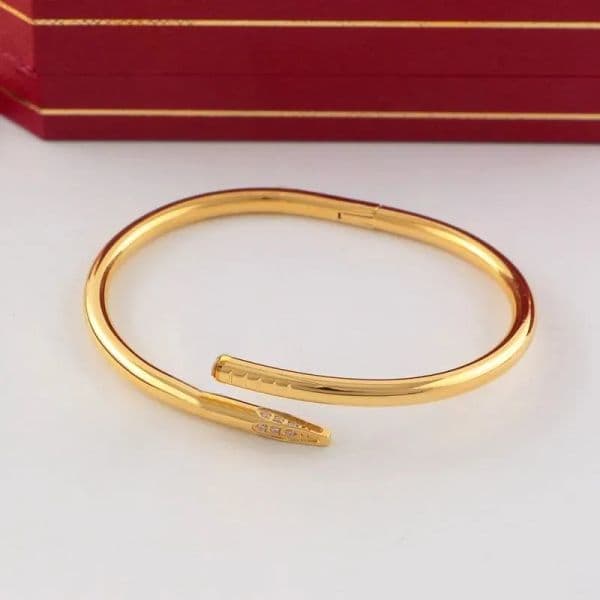 Womens gold bracelet Diamond screw bracelet Non-allergic Luxury High quality Mens Ladies Titanium Steel Diamonds Branded Couple Jewelry Wedding Party