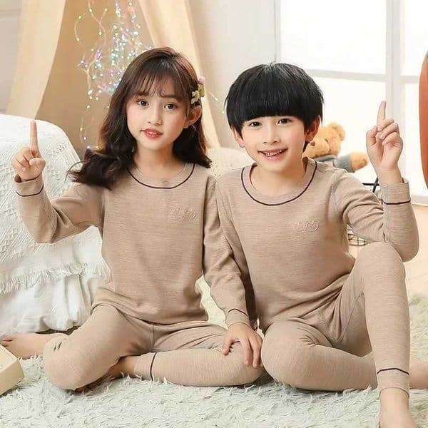 Winter Warm Pyjamas Sets for Boys Kids Thermal Pajamas Toddler Sleepwear Autumn Clothes for Children from 2 to 13 Years OldXJ241116