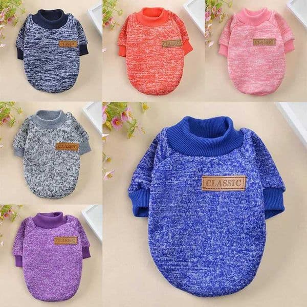 Dog and cat sweaters suitable for small dogs winter puppies cat clothing Chihuahua sausage plow and pl chien jersey perro M241116