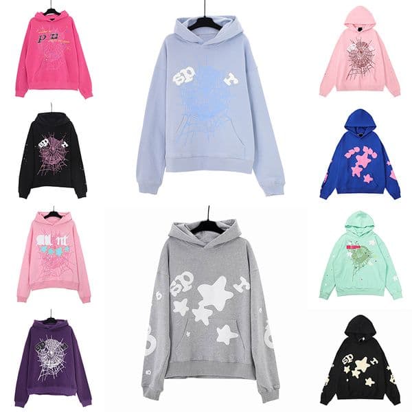 Hoodies Fashion Designer Angel Pullover Pink Red Black Mens Hoodie Hoodys Pants Top quality Graphic Hooded Clothing Sweatshirts 2024