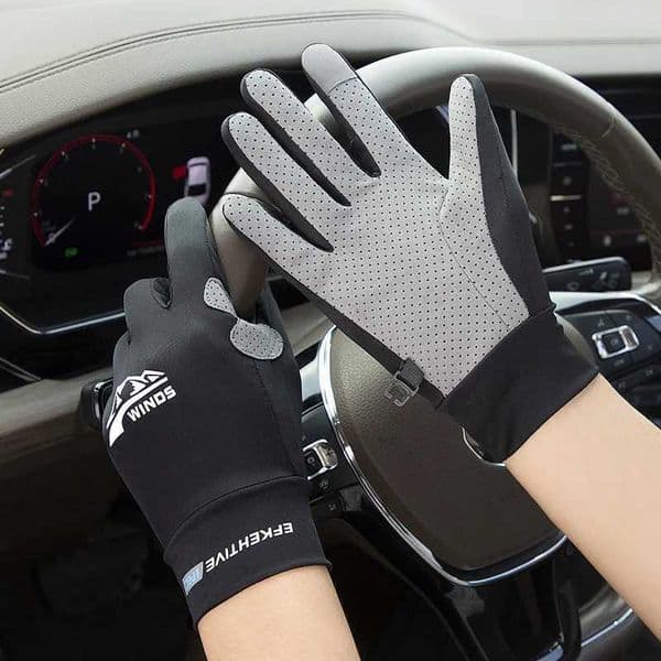 Touchscreen Summer Sport Cycling Gloves Man Outdoors Fishing Ice Silk Light Breathab Thin Running Fitn Driving Women GlovesXJ241118