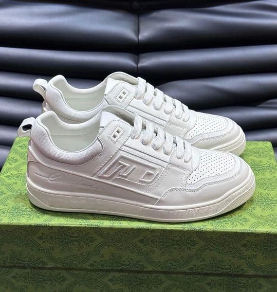 Perfect Brand Men's Screener Sneakers Shoes Interlocking-G Men's Embroidery Rubber Sole Trainers Mesh Couple Comfort Platform Skateboard Walking