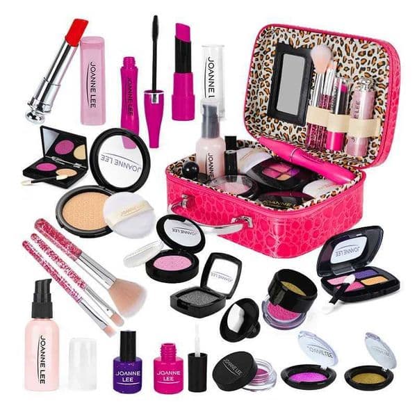 Childrens simulated cosmetics toys Girls education gifts Lipstick nail polish cosmetics toy set Children pretend to play fashion toys W241119