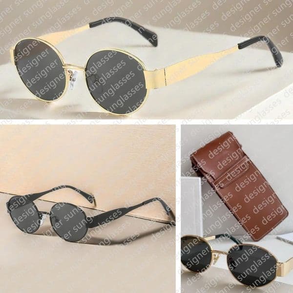 Designer sunglasses sunglasses for women luxury oval sunglasses high quality original tape box uv protection sunglasses beach party sunglasses classic trend hots