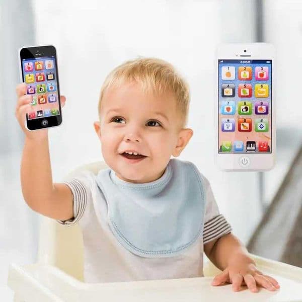 Baby Mobile Phone Toys Smart Touch Screen With Lights And Music Learning Machine Musical Pretend Play Early Education Toys GiftsXJ241118