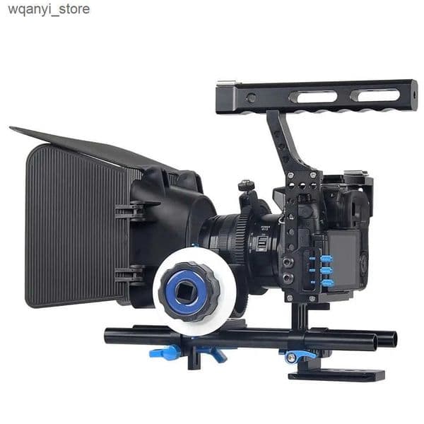 Stabilizers A7 video stabilizer camera cage handle Dsrl drilling rig for GH4 A6300 A6500 A7S A7R A7Rii A7Sii movie cages Vlog accessories L240910