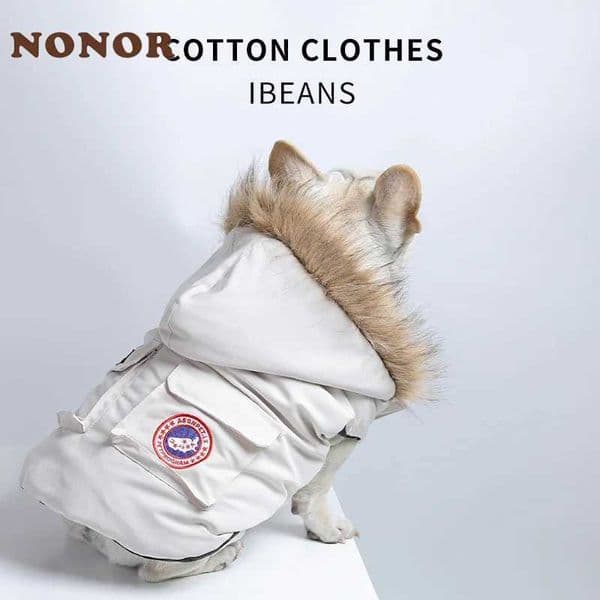NONOR Clothing Winter Pet Dog Coat Set Suitable For Small Medium-Sized Dogs Thick And Warm Hooded Vest Chihuahuayork Pet Clothing X241119