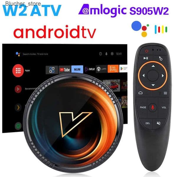 Set Top Box W2 ATV TV Box Android 11 Amlogic S905W2 Support 4K AV1 2.4 5G Wifi BT with Google Voice Remote 2G16G 4G32G 64G Smart TV Box z250217