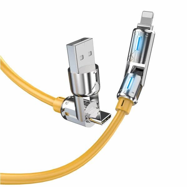 240W 4 in 1 Multi-function Mobile Phone Data PD Fast Charging Cable Charger for Huawei Xiaomi iPhone