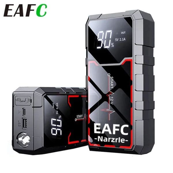 12000mAh Jump 2A 5V Portable Charger Booster Power Bank Starting Device Car Starter