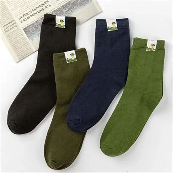 10 pairs of army green camouflage sports outdoor horseback riding/cycling socks unisex sports bikes durable running 241119BJ