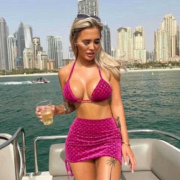 Women's Swimwear designer High Beauty Gold Velvet Bikini Three Piece Set with Spicy Girl Style Instagram Trendy Brand Standards and Quality TSHS