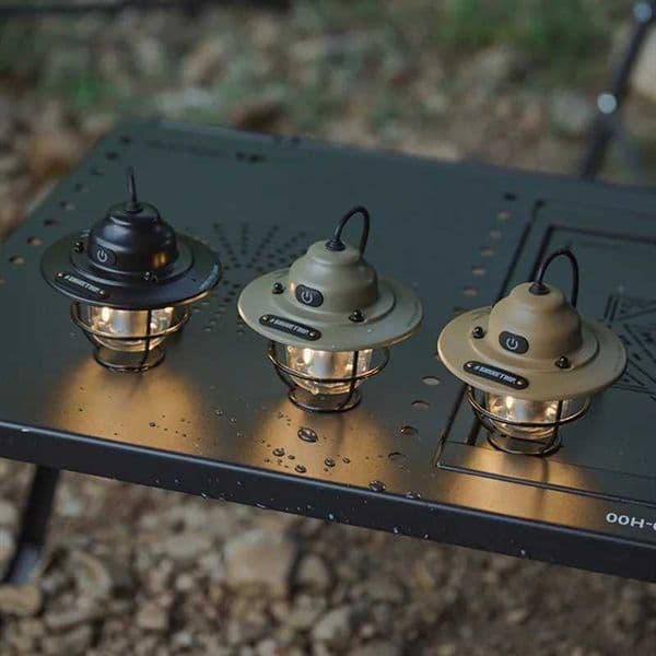 New Arrival Outdoor cam pine cone lamp ShineTrip long-life lighting environment lamp silicone handheld waterproof tent pendant light Z241121