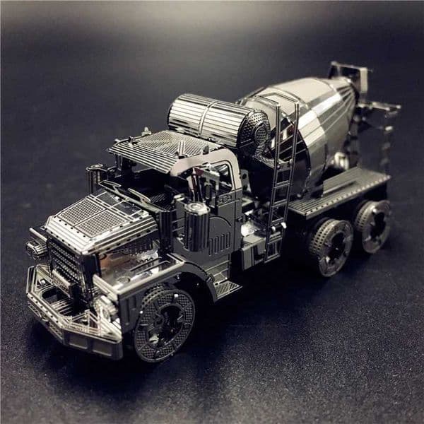 IRON STAR 3D Metal Puzzle kit CEMENT MIXER Engineering Vehicle Assembly Model DIY 3D Laser Cut Model Toy Gifts for adultXJ241120