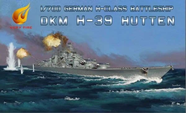 VeryFire 1/700 VF700906 German battleship H-class DKM H-39 Hutten conventional model W241120