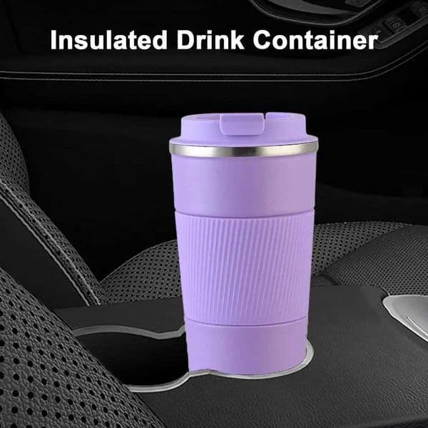 380ml stainless steel coffee travel g with leak proof lid reusable hot cup used for mens hot drinks M241121