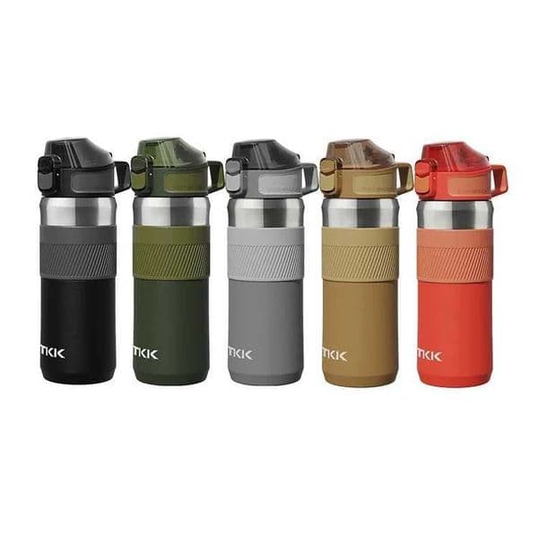 Face Cust Laser E 316 Stainless Steel Vacuum Flat noodles Water Bottle M241121
