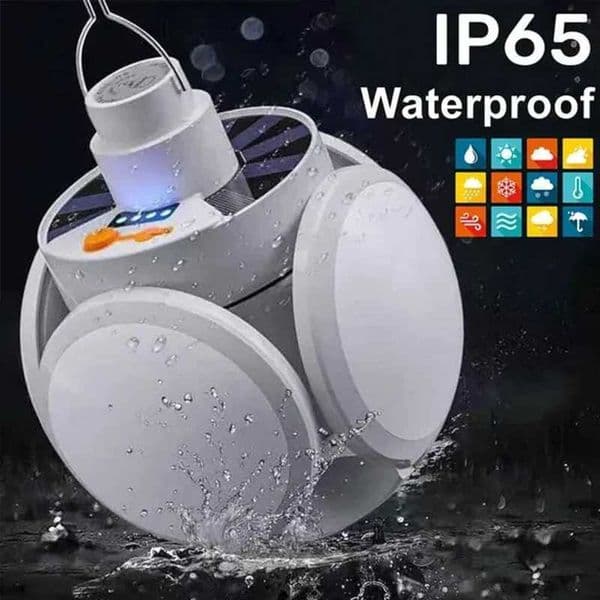 New Arrival Solar folding light outdoor solar camera light portable tent light USB camera light Z241121