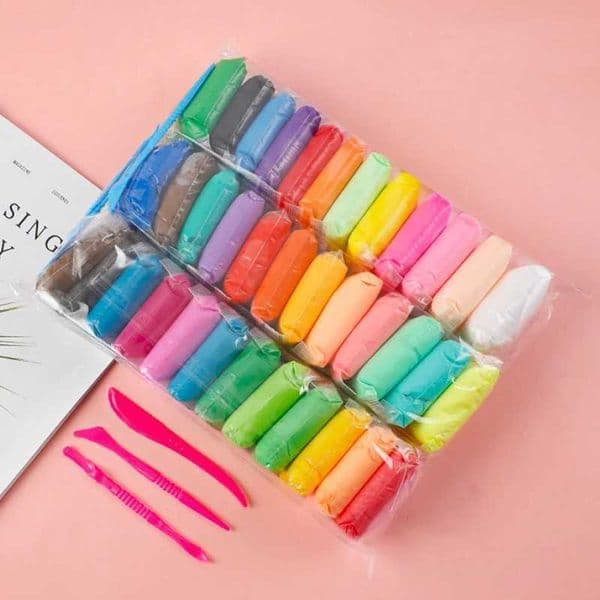 12/24/36 Color Christmas Gift Super Light Clay Space Clay Handmade Diy Modeling Plasticine Delicate Texture Light WeightXJ241120