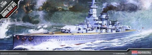 Academy 14103 1/350 German warship Graf Spee Admiral (plastic model) W241120