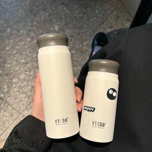 Simple frosted hot water bottle stainless steel hot coffee g crazy water cup mens warm student cup M241121